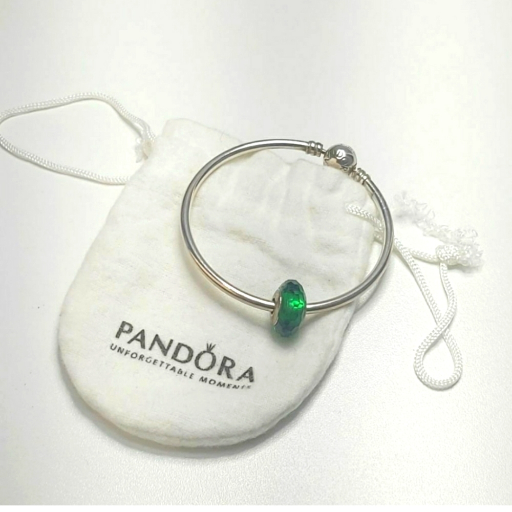 PANDORA BRACELET& CHARM+ POUCH